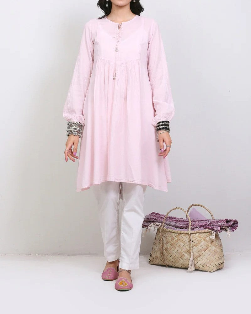 White Stitched Ladies Cotton Kurti Pant Set, Size : M, Xl, Pattern :  Printed at Rs 999 / Dozen in Delhi